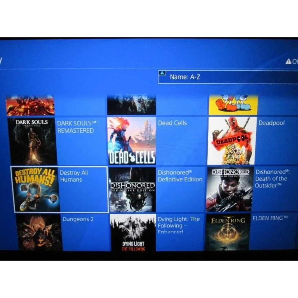 Ps4 Playstation 4 Gold Limited Edition With 60+Games Upgraded 1TB Fire Cuda